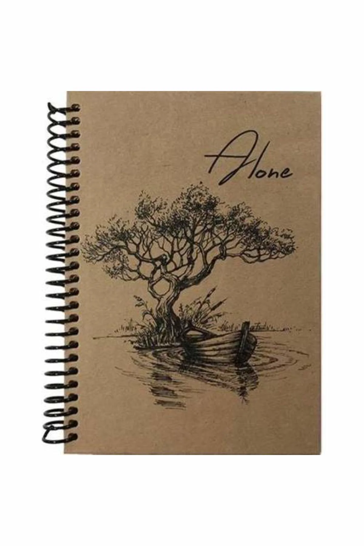 Kraft Spiralli Defter 80 Yaprak Çizgili 14 x 21 cm (A5)