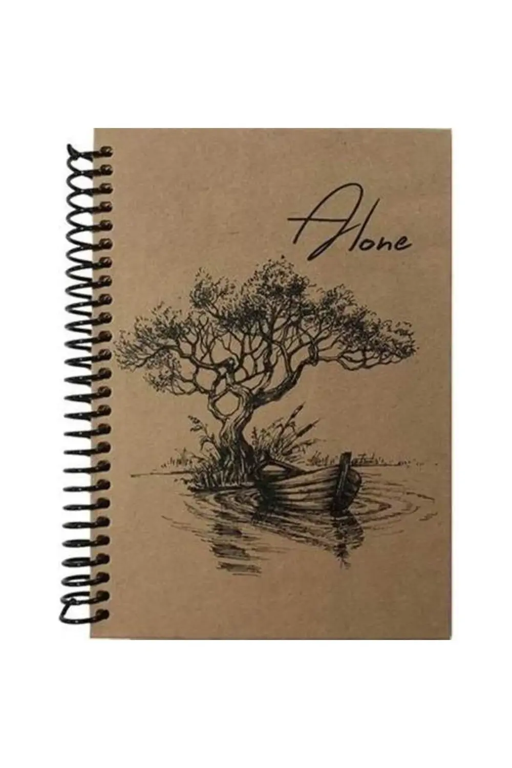 Kraft Spiralli Defter 80 Yaprak Çizgili 14 x 21 cm (A5)