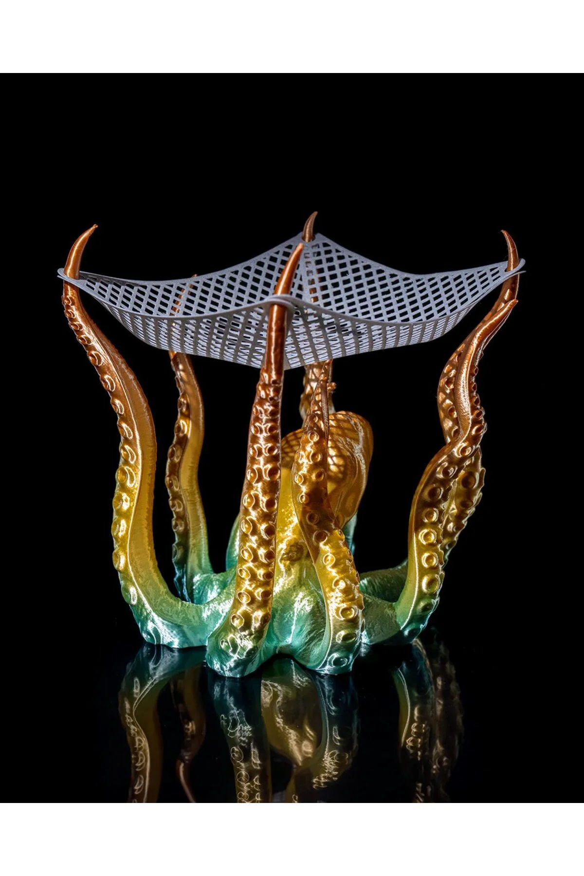 Kraken Fileli Meyve Kasesi Ahtapot Kolları Fileli Meyvelik Büyük Boy 20CM Kraken Fileli Meyve Kasesi Ahtapot Kolları Fileli Meyvelik Büyük Boy 20CM
