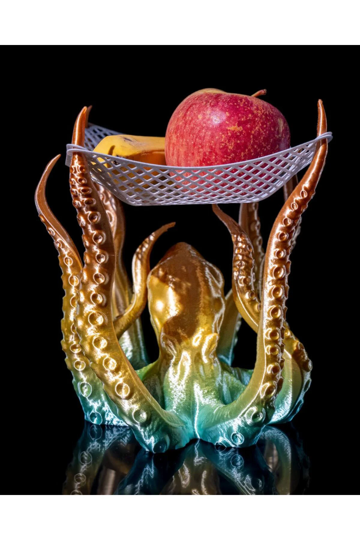 Kraken Fileli Meyve Kasesi Ahtapot Kolları Fileli Meyvelik Büyük Boy 20CM Kraken Fileli Meyve Kasesi Ahtapot Kolları Fileli Meyvelik Büyük Boy 20CM