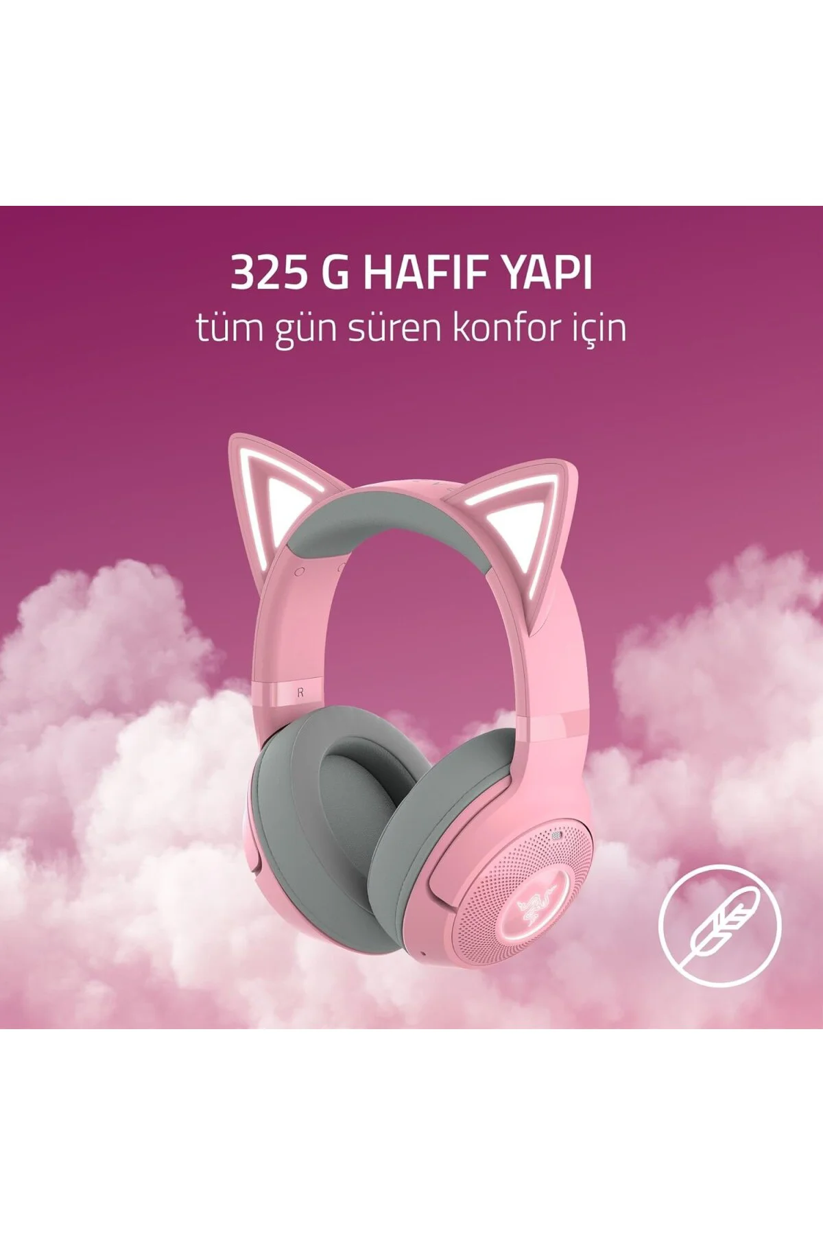 Kraken Kitty V2 BT - Kitty Kulaklı Kablosuz Bluetooth RGB Kulaklı Kraken Kitty V2 BT - Kitty Kulaklı Kablosuz Bluetooth RGB Kulaklı