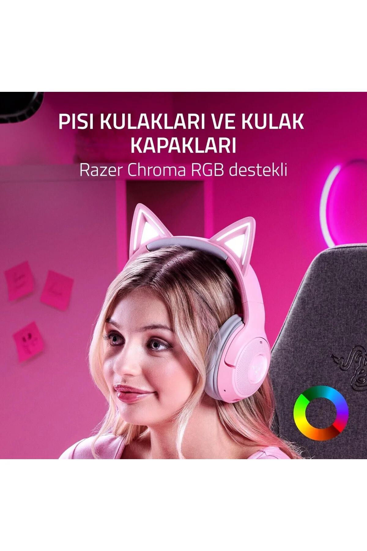 Kraken Kitty V2 BT - Kitty Kulaklı Kablosuz Bluetooth RGB Kulaklı Kraken Kitty V2 BT - Kitty Kulaklı Kablosuz Bluetooth RGB Kulaklı