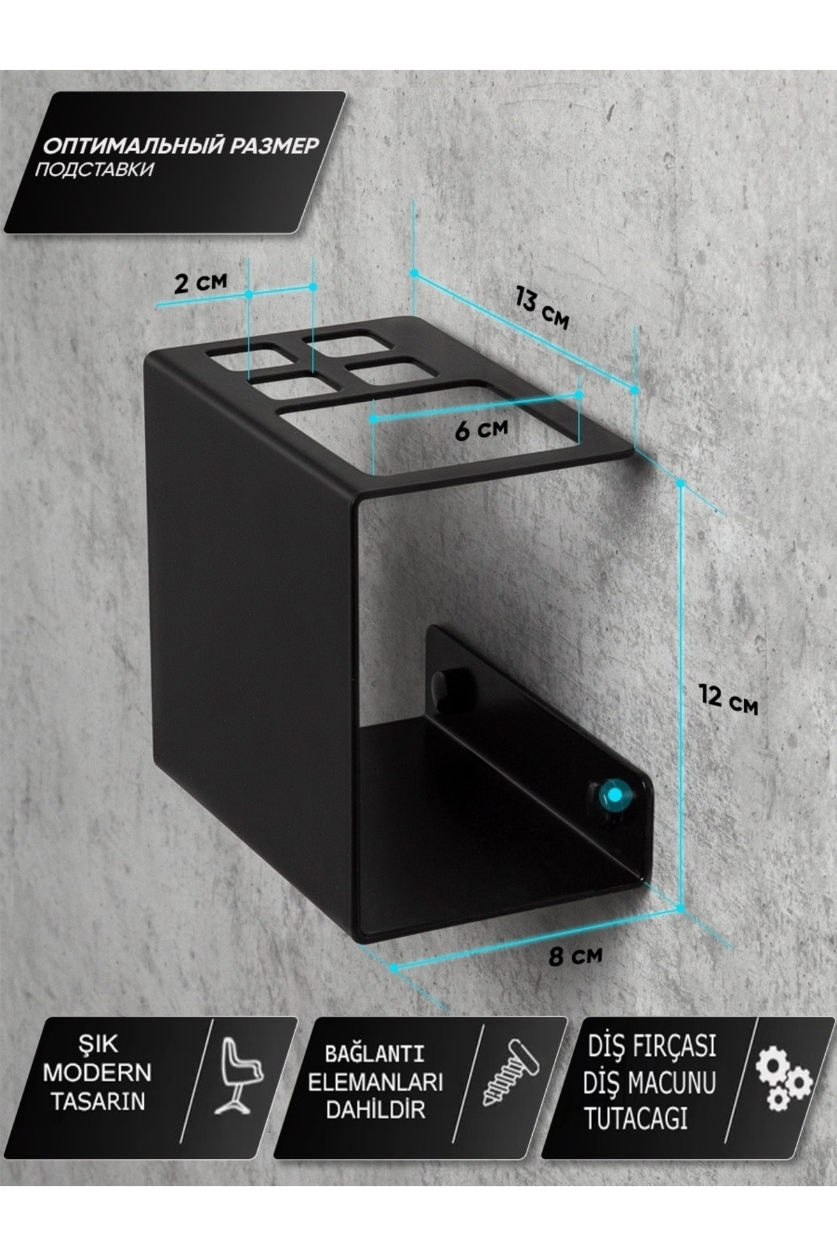 Kraker Diş Fırçası Ve Diş Macunu Askılıgı