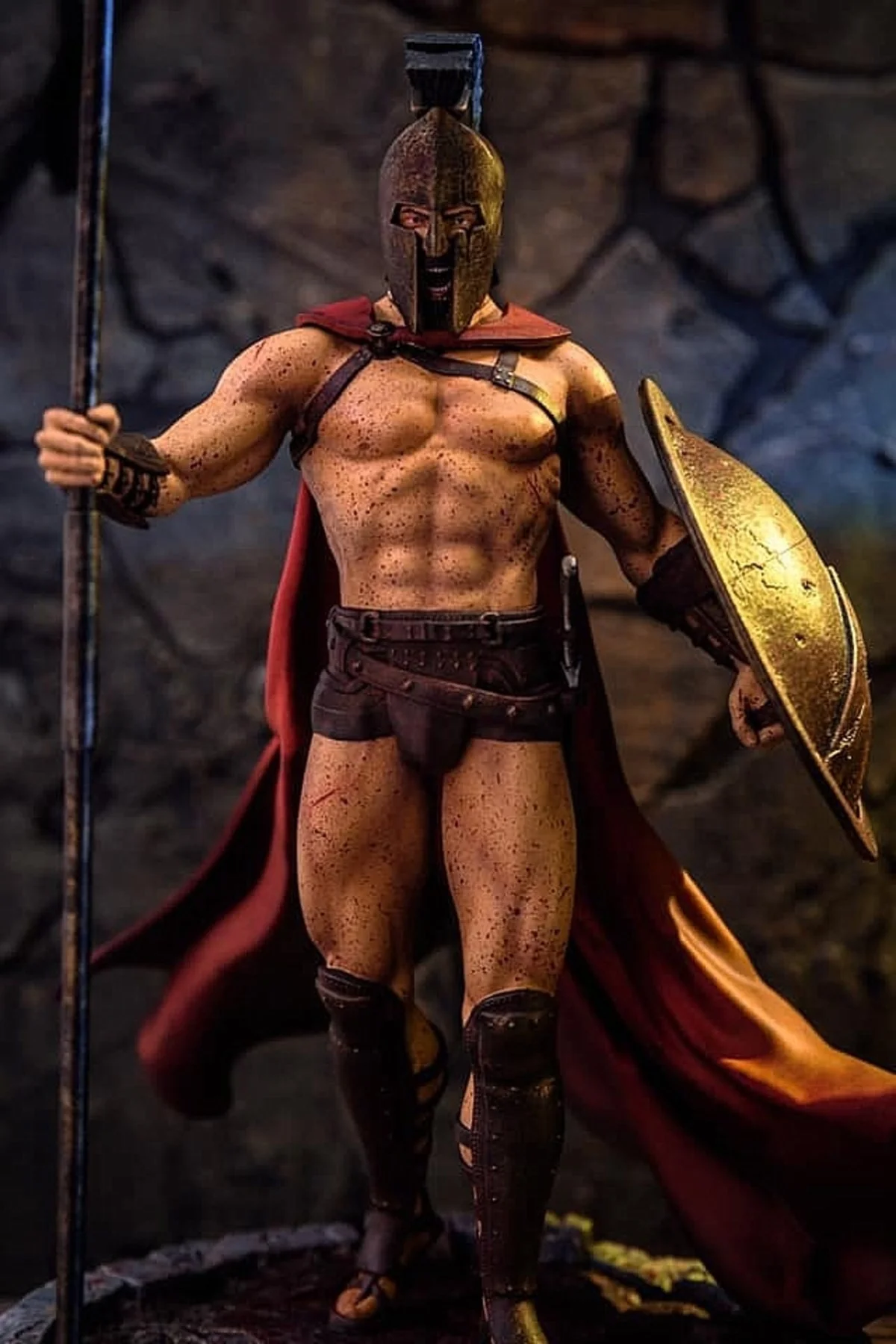 Kral Leonidas 300 Spartalı Boyalı Figür 20 Cm (büyük Boy)