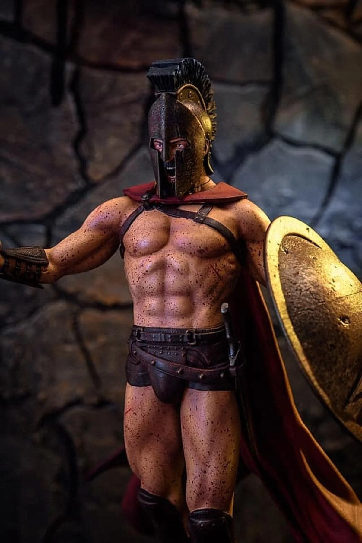 Kral Leonidas 300 Spartalı Boyalı Figür 20 Cm (büyük Boy)