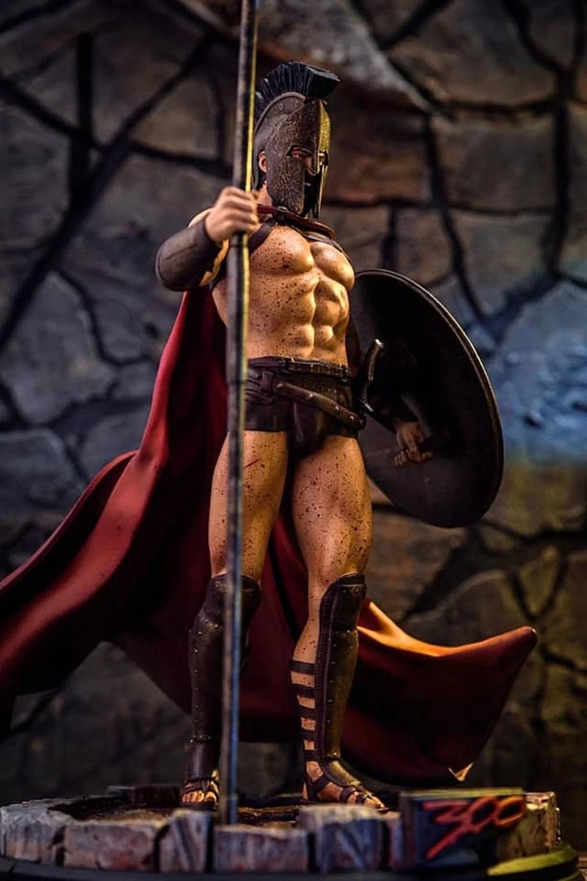 Kral Leonidas 300 Spartalı Boyalı Figür 20 Cm (büyük Boy)