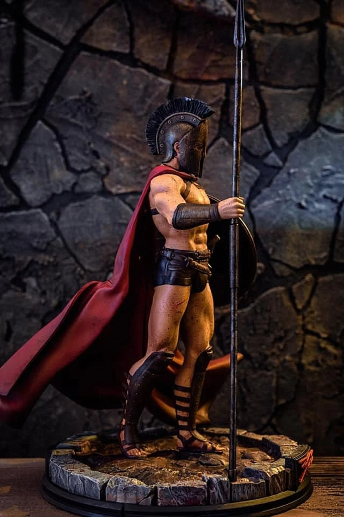 Kral Leonidas 300 Spartalı Boyalı Figür 20 Cm (büyük Boy)
