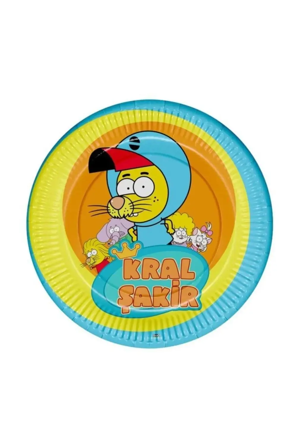 Kral Şakir 23 Cm Karton Tabak 8 Adet