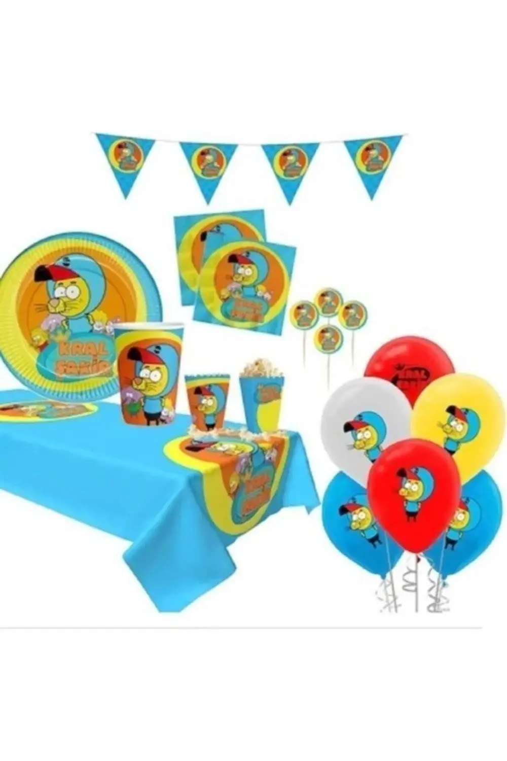 Kral Şakir Action Parti Seti 8 Kişilik