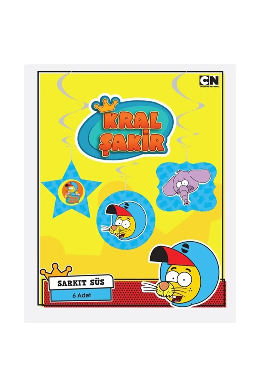 Kral Şakir Action Tavan Sarkıt Süs 6lı