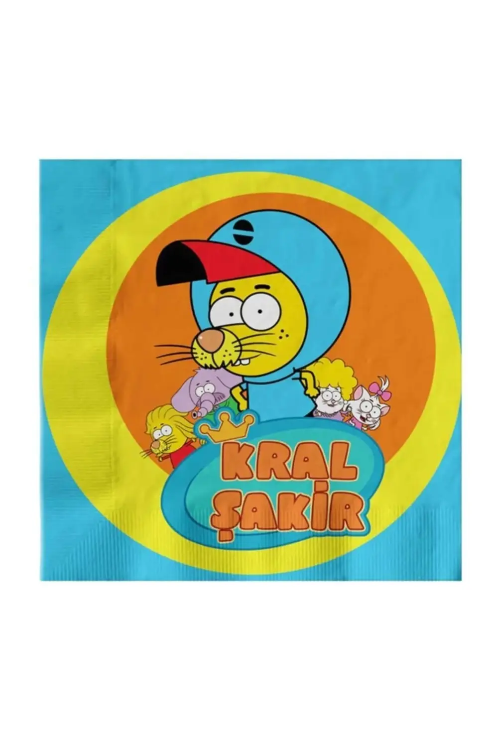 Kral Şakir Doğum Günü Parti Seti 8 Kişilik