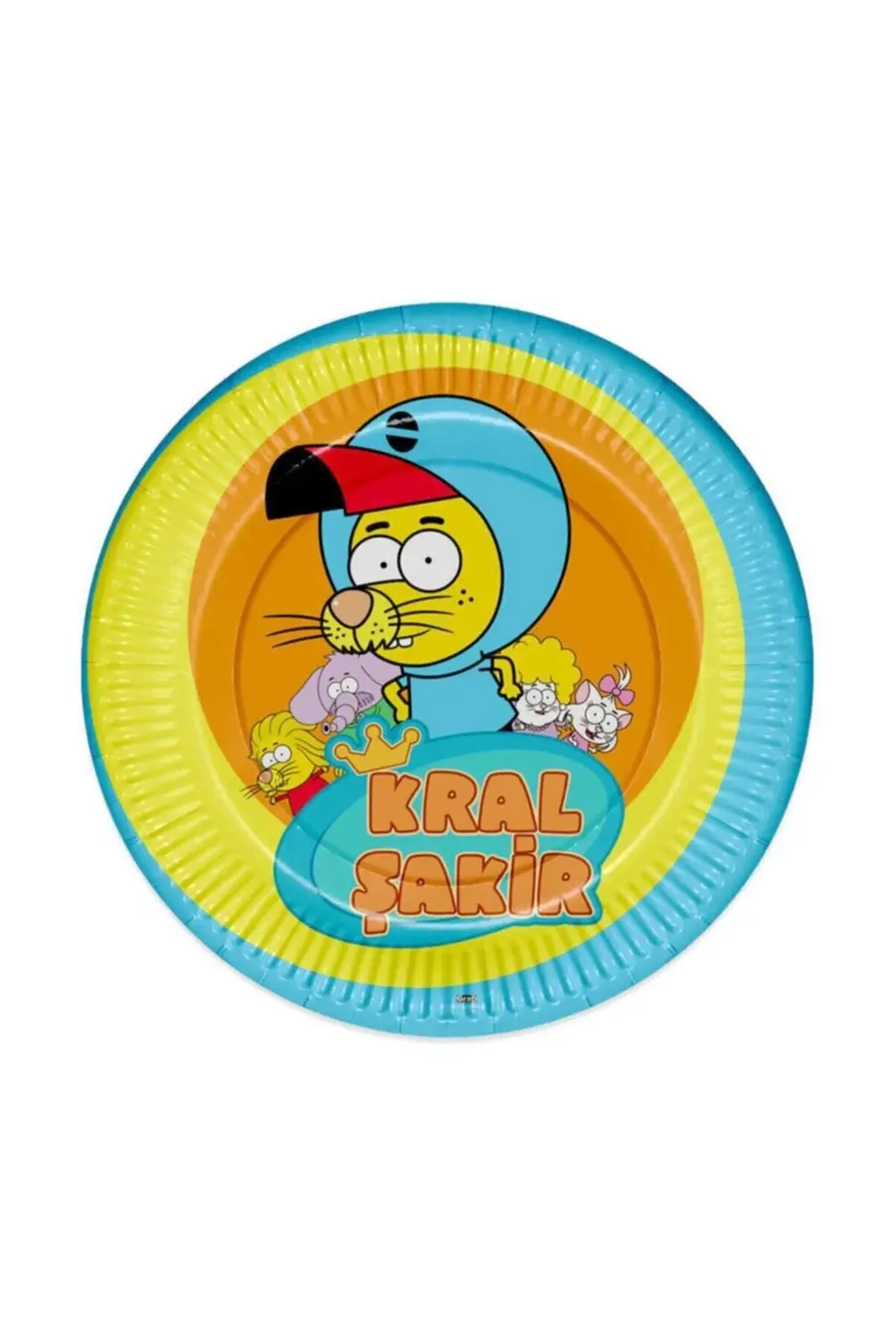 Kral Şakir Doğum Günü Parti Seti 8 Kişilik