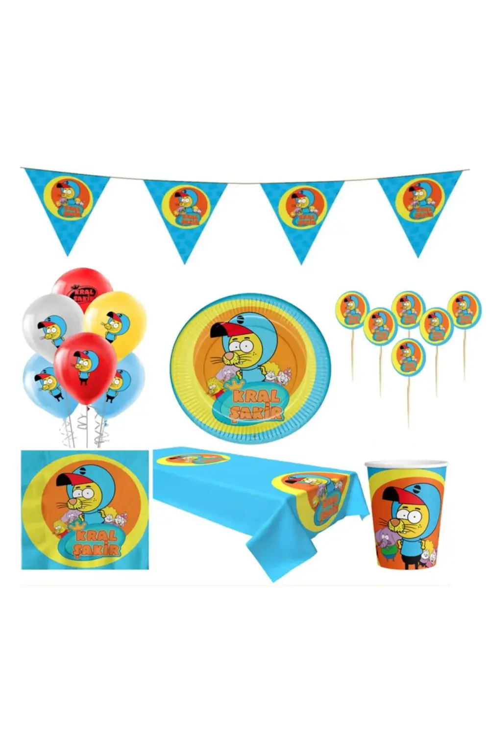 Kral Şakir Konsept Doğum Günü Set