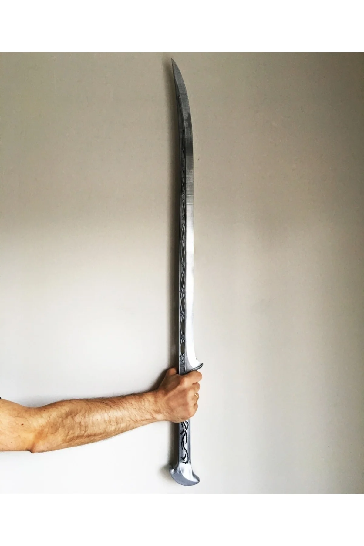 Kral Thranduil'in Kılıcı Elf Kılıcı 100 Cm Yüzüklerin Efendisi Lotr Hobbit (gerçek Boy Sert Plastik)