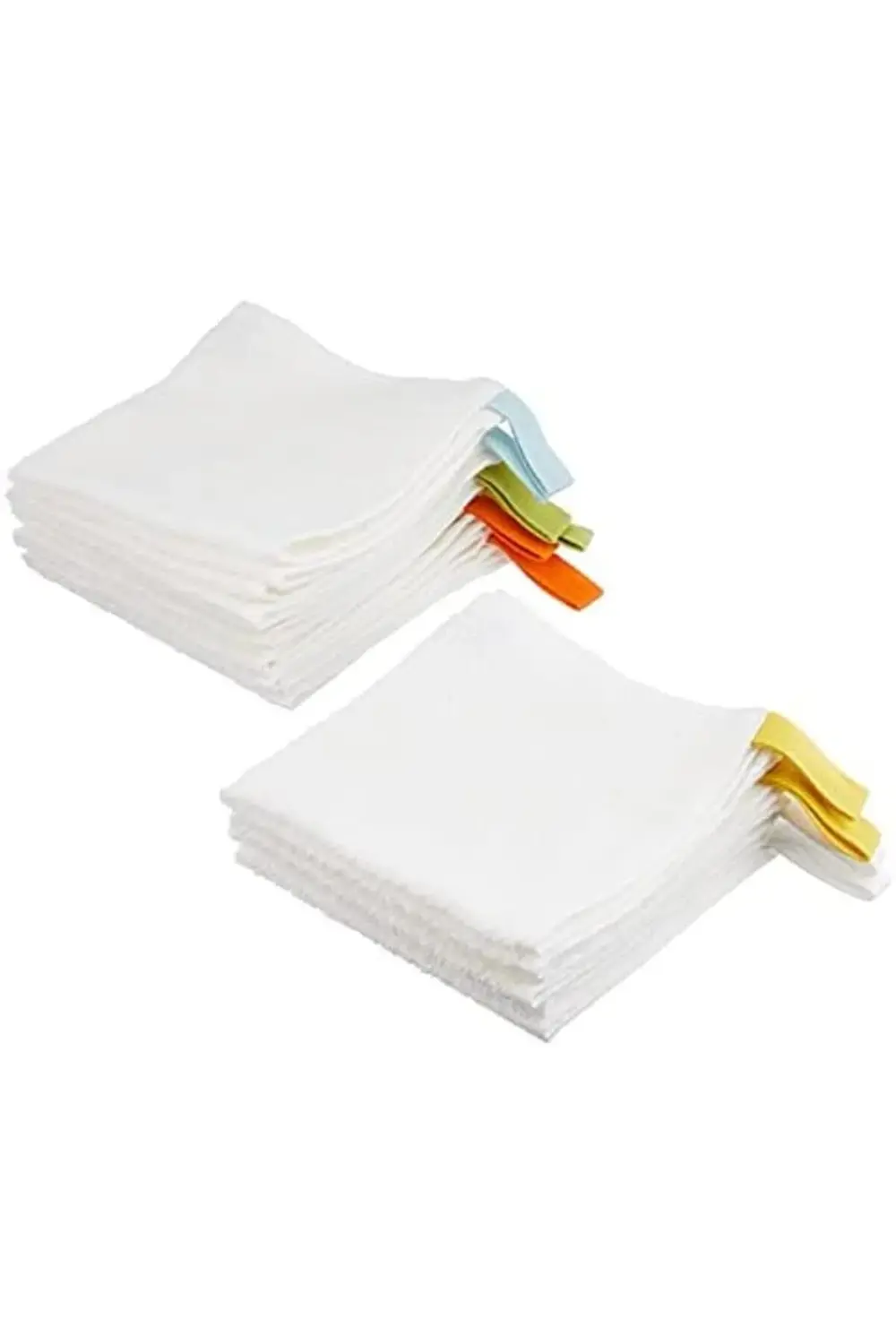 Krama yıkama bezi, beyaz 10 adet pamuk ağartılmamış 30 x 30 cm 39