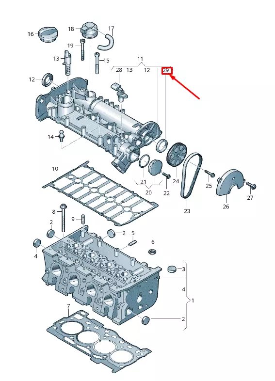 Krank Mili Keçesi (VW)(04E103085AC)