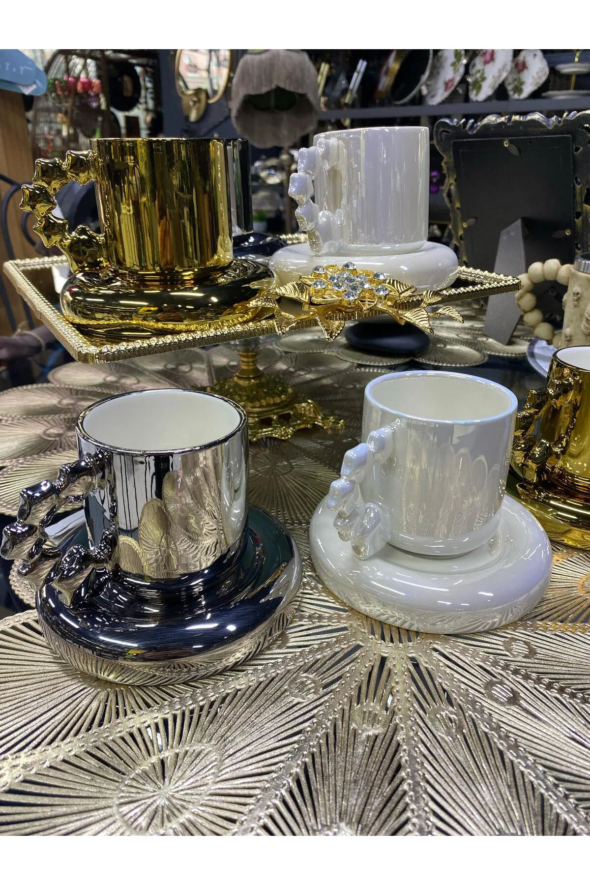 Krd Çay Kahve Fincan Takımı 6 Lı Krd Çay Kahve Fincan Takımı 6 Lı - Görsel 2
