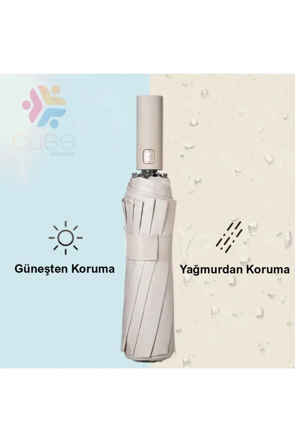 Krem 12 Telli Şemsiye