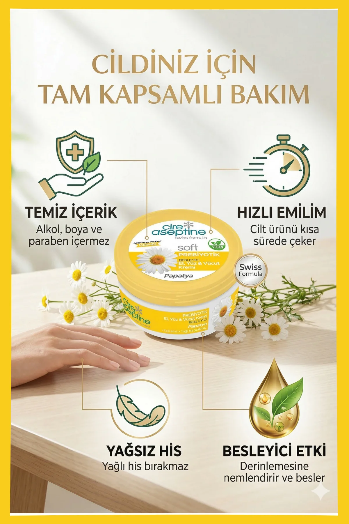 Krem 300ml Prebiyotik Papatya