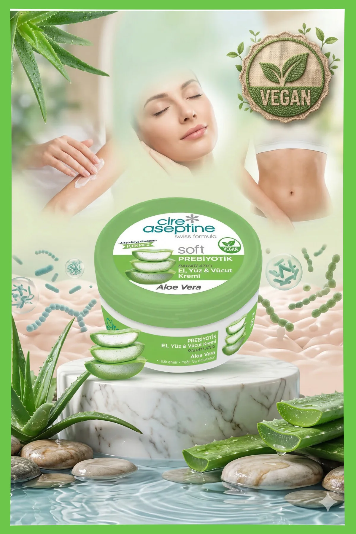 Krem 300ml Prebiyotik Aloe Vera