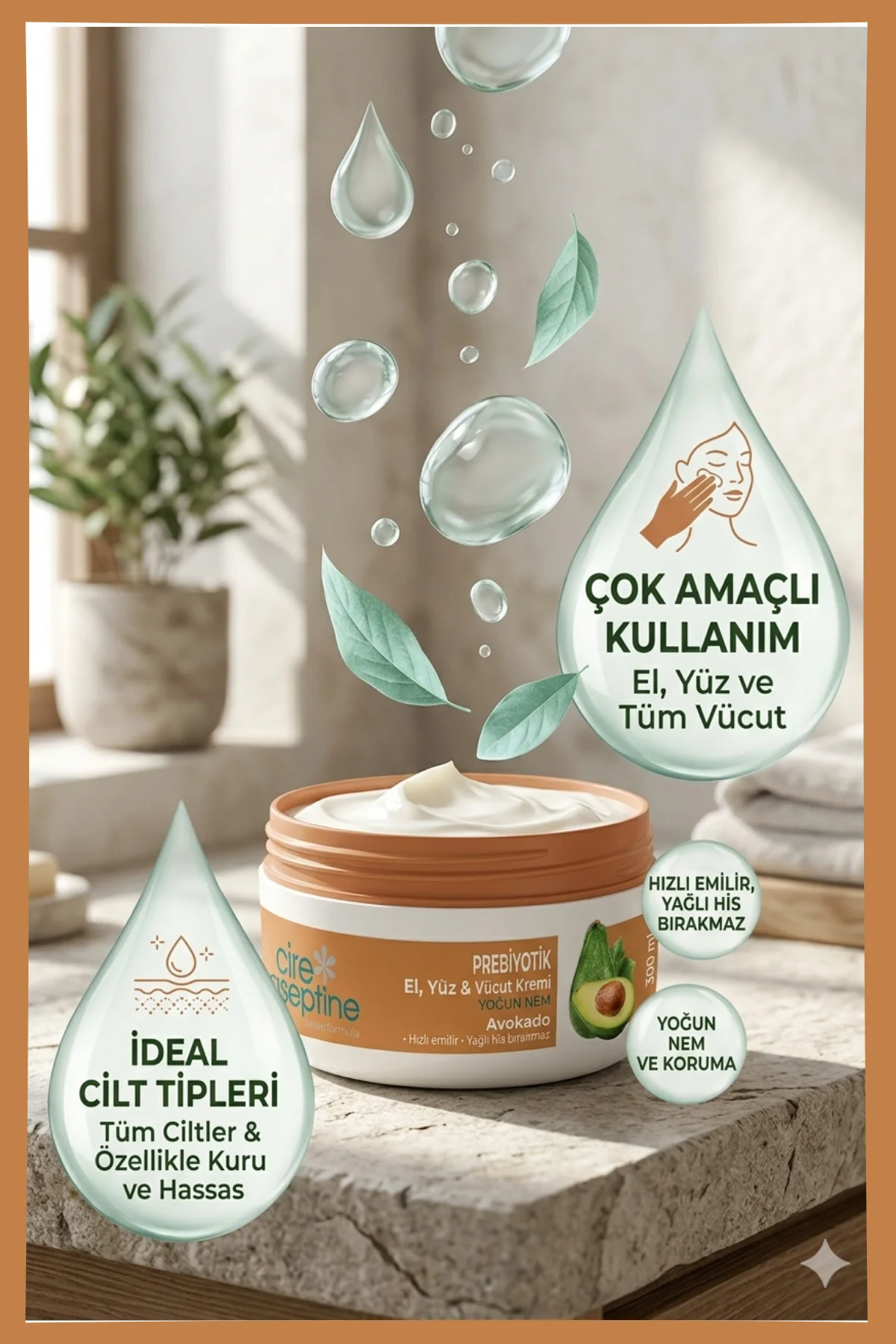 Krem 300ml Prebiyotik Avokado