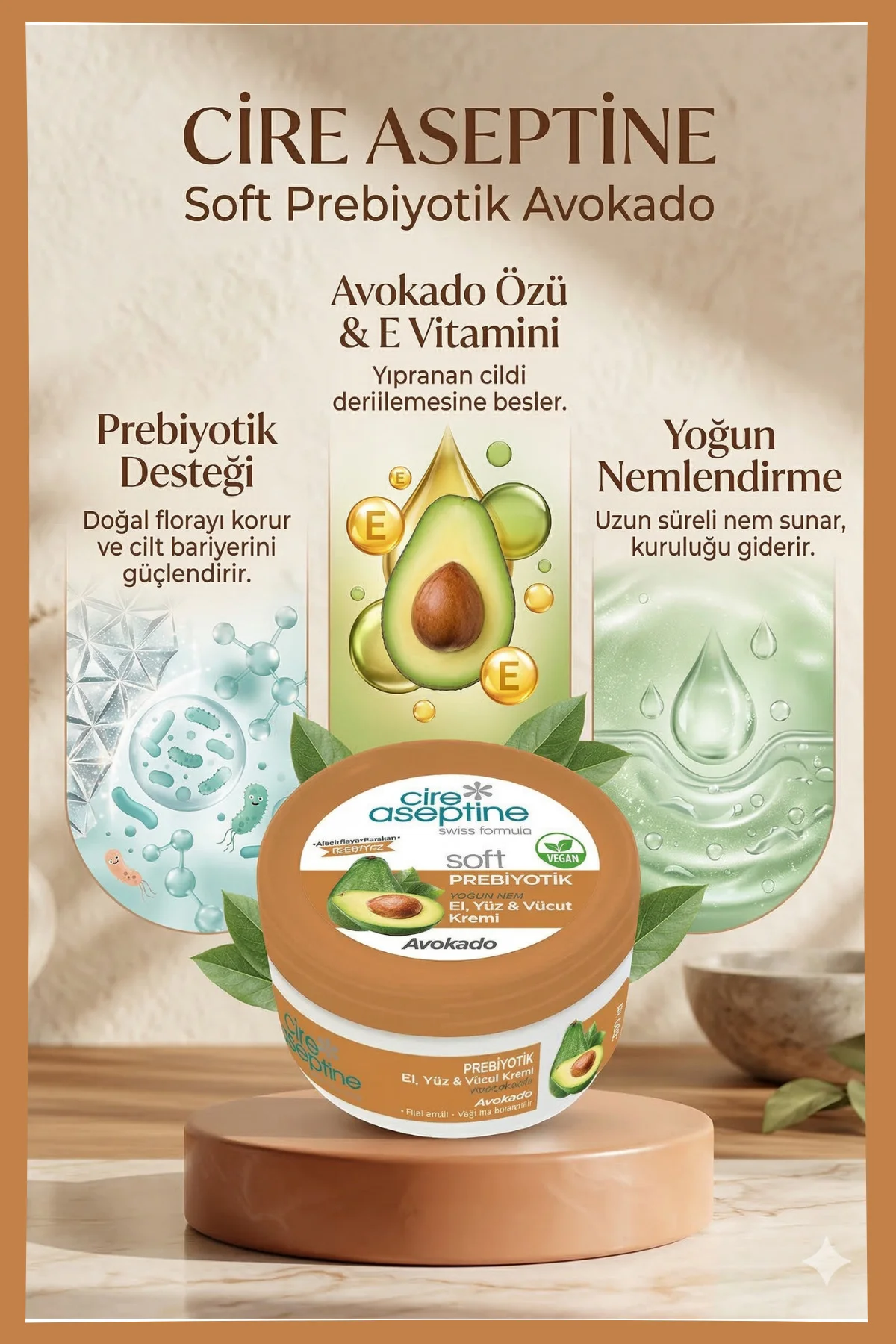 Krem 300ml Prebiyotik Avokado