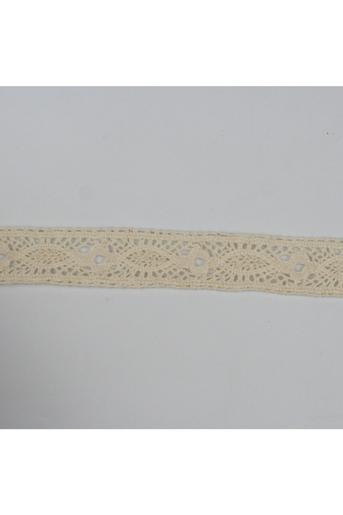 Tuhafiyecimiz Krem Ara Pamuk Dantel 20Mm (1037) 10 Metre