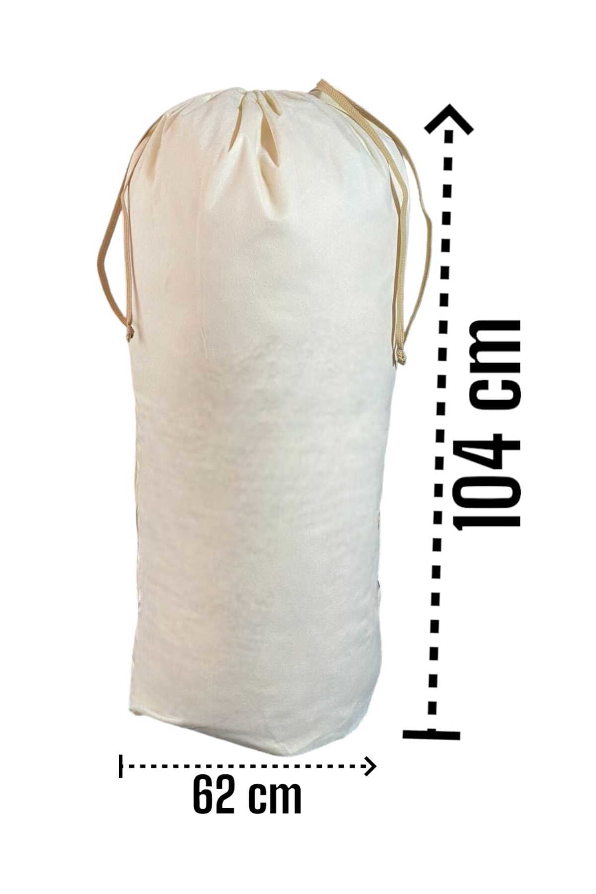 Balkan Room Krem Büzgülü Hurç Xxlarge 104X62 Cm - Taşınma Çantası - Yorgan Ya