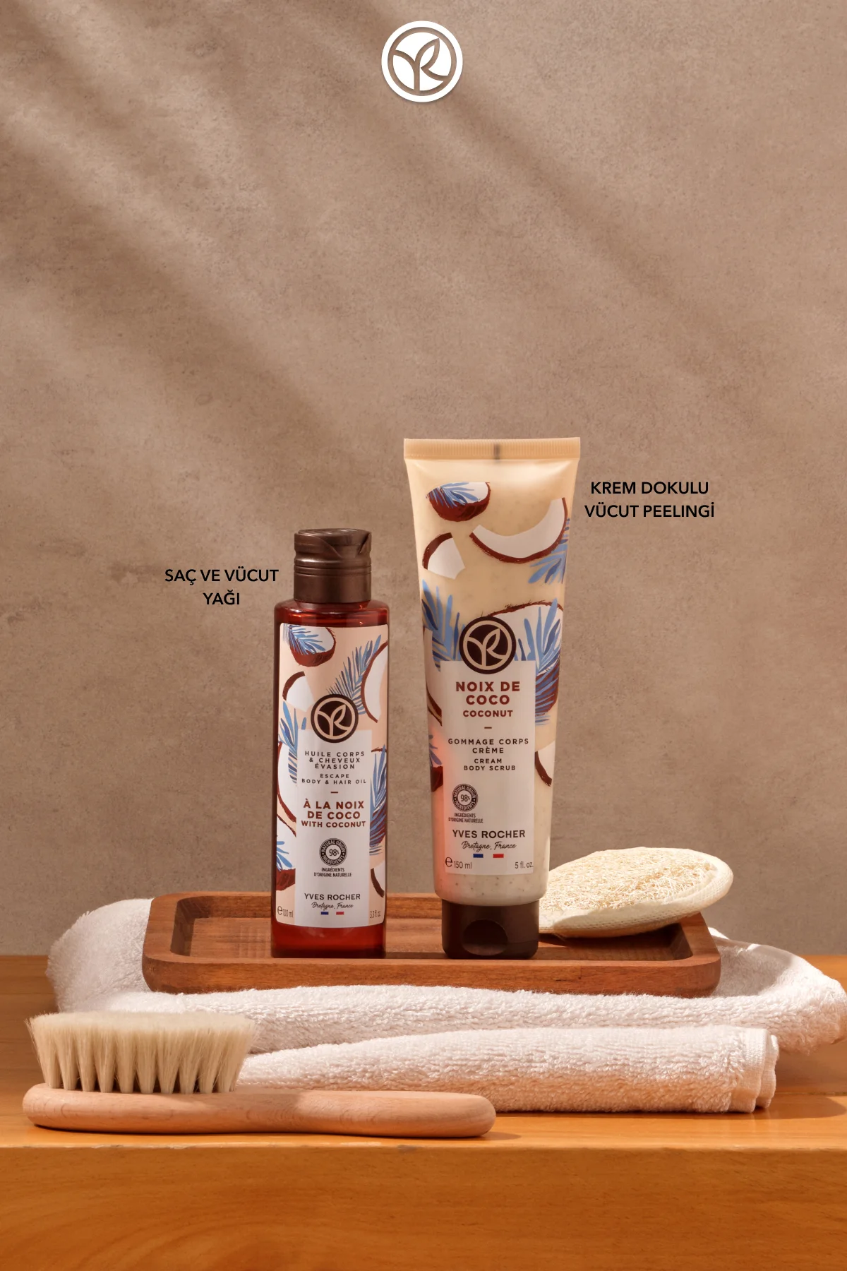 Krem Dokulu Vücut Peelingi-Arındırıcı Yumuşatıcı Tropikal Hindist