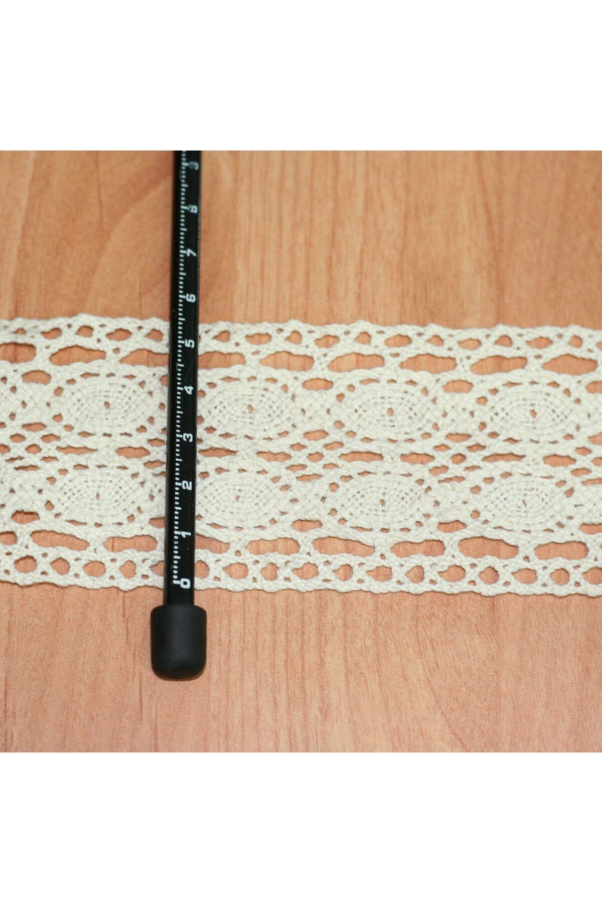 Tuhafiyecimiz Krem Pamuk Ara Dantel