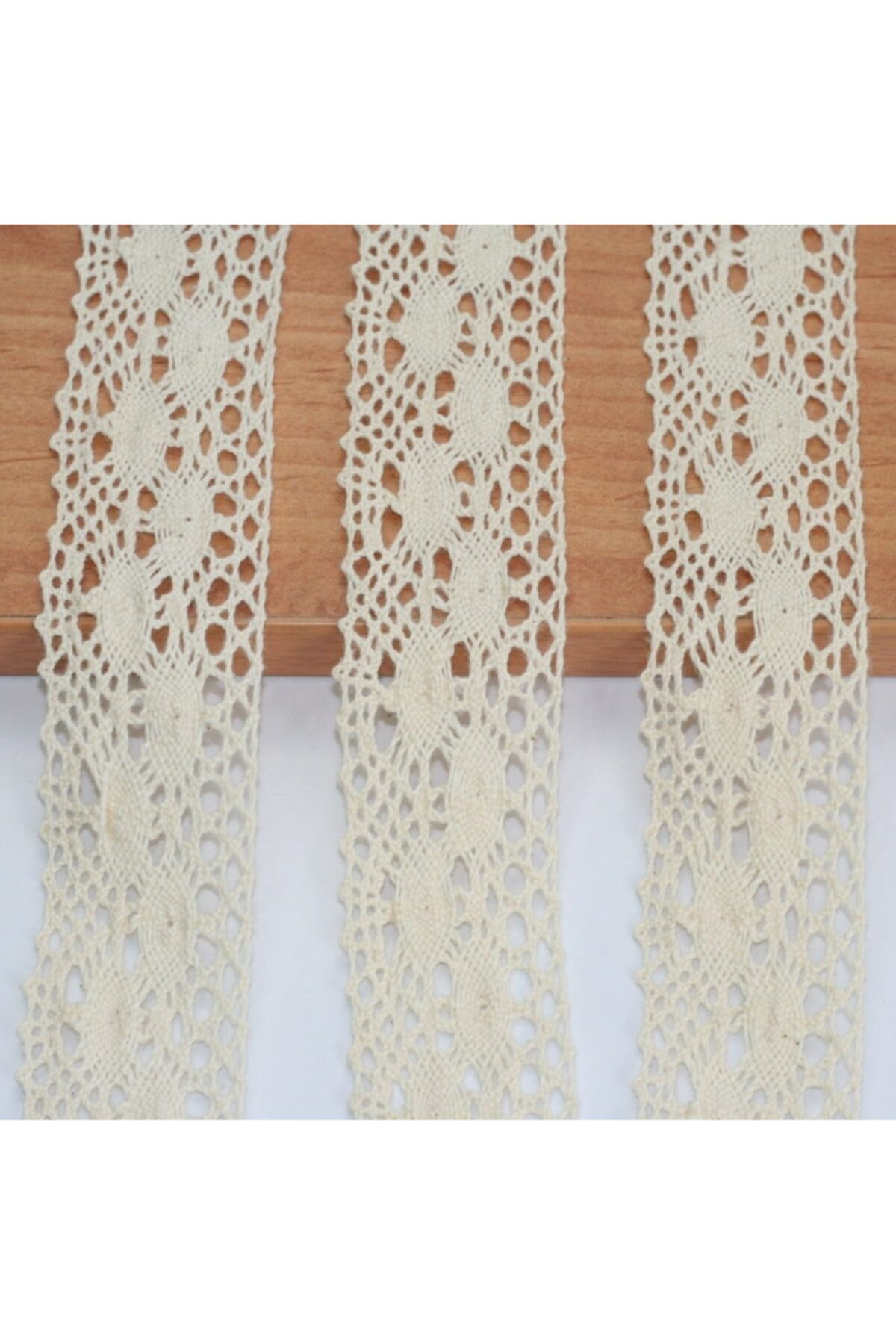 Tuhafiyecimiz Krem Pamuk Dantel
