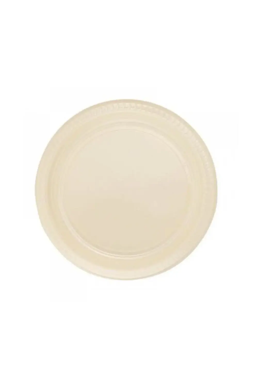 Krem Plastik Tabak 22 cm 25'li