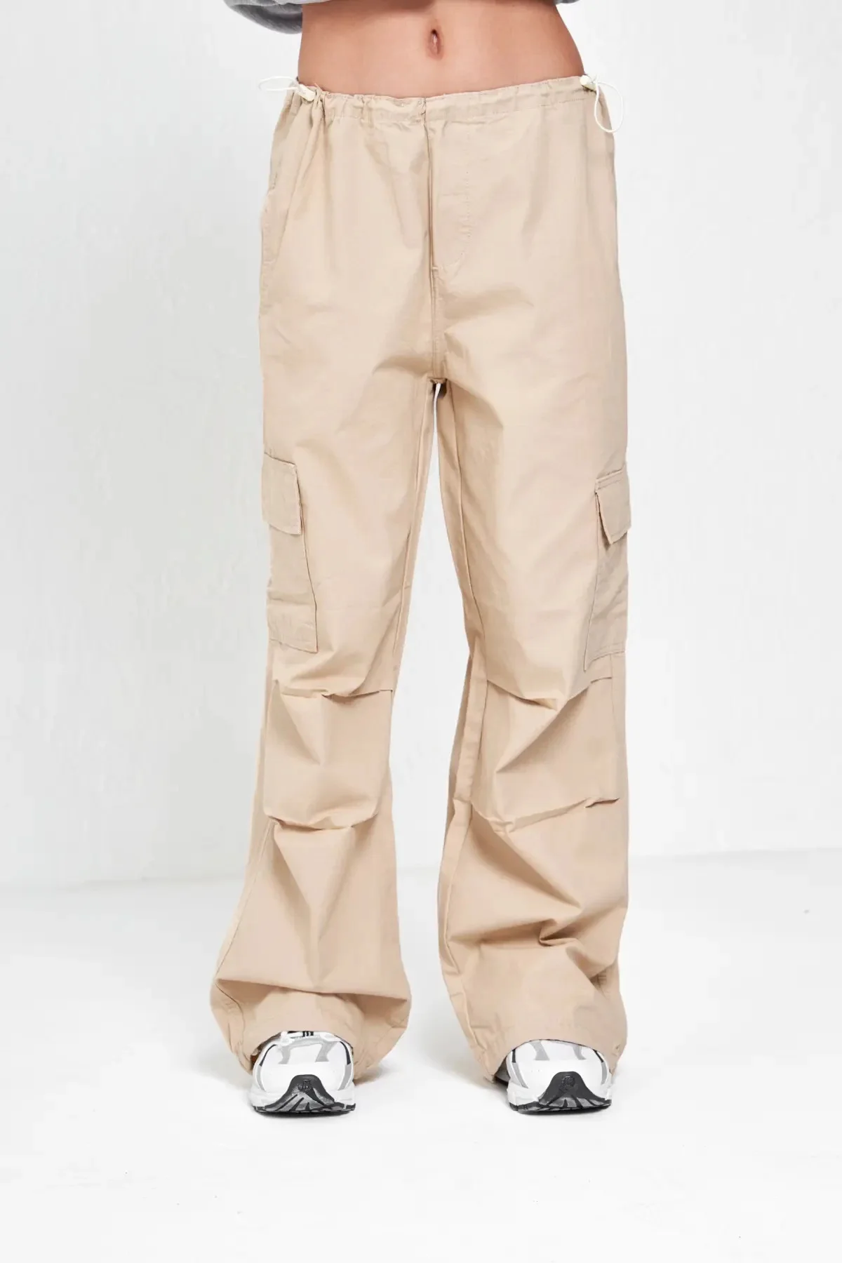 KREM RENGİ KARGO CEP TACTİCAL PANTOLON