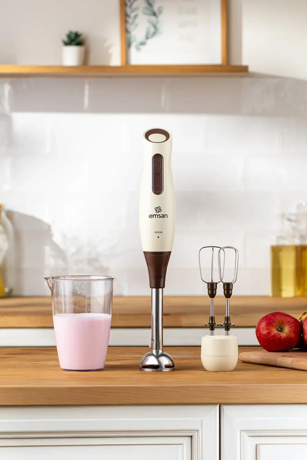 Krem Renkli Çok Fonksiyonlu Mutfak Robotu, Nostaljik Tasarım, 283