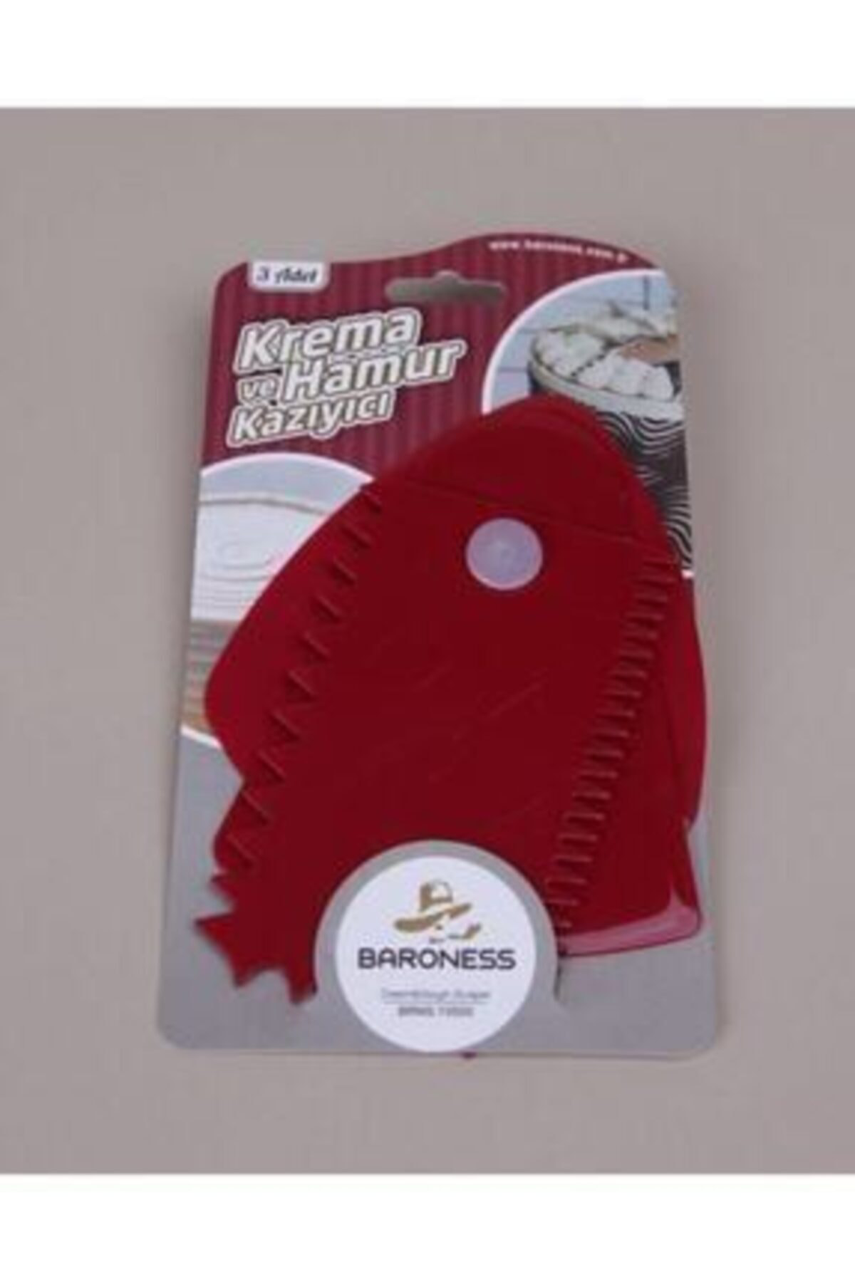 Krema Ve Hamur Kazıyıcı 3' Lü Set