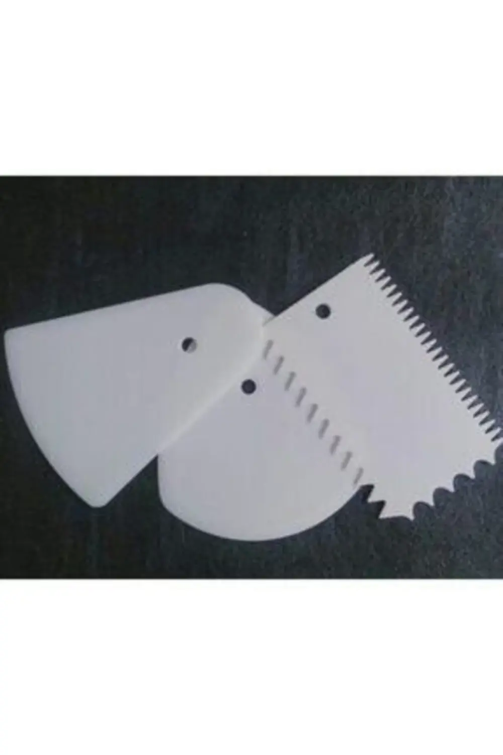 Krema Ve Hamur Kazıyıcı 3' Lü Set Beyaz