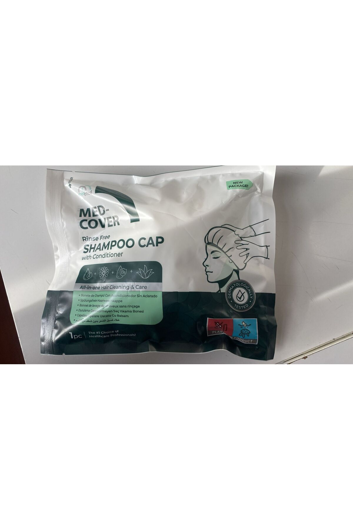 Kremli, Durulama Gerektirmeyen, Hasta Saç Yıkama Bonesi ( 12 Pake