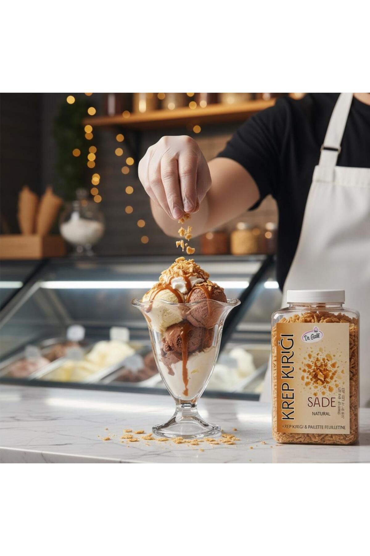 Krep Kırığı Sade 150 GR – Waffle, Pancake ve Tatlılar İçin Çıtır 