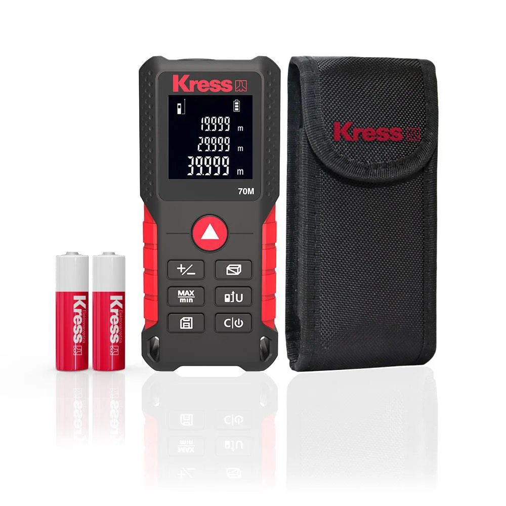 Kress KI201 70m Profesyonel Çok Fonksiyonlu Lazer Metre Kress KI201 70m Profesyonel Çok Fonksiyonlu Lazer Metre