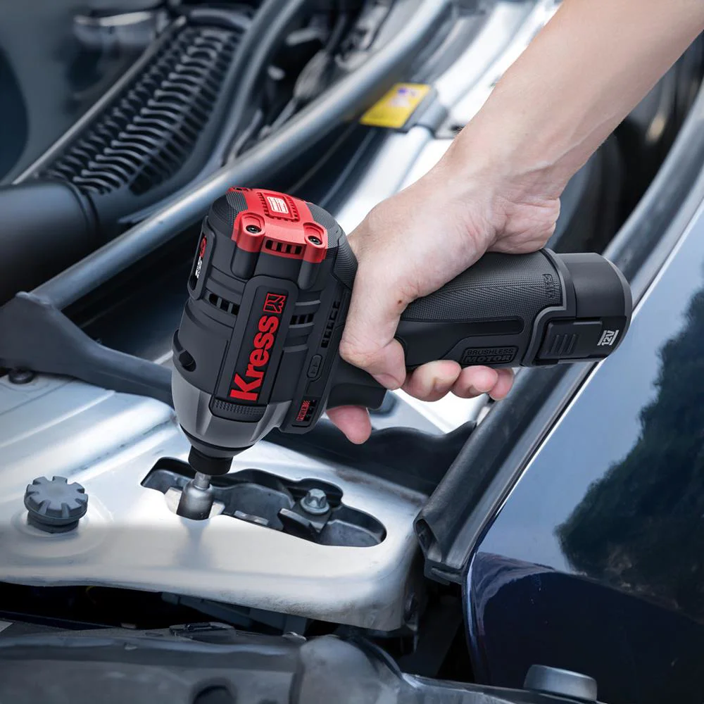 Kress KUG02 12Volt/2.0Ah. Li-ion Çift Akülü Kömürsüz Profesyonel Darbeli Matkap+Darbeli Tornavida Kombo Set Kress KUG02 12Volt/2.0Ah. Li-ion Çift Akülü Kömürsüz Profesyonel Darbeli Matkap+Darbeli Tornavida Kombo Set