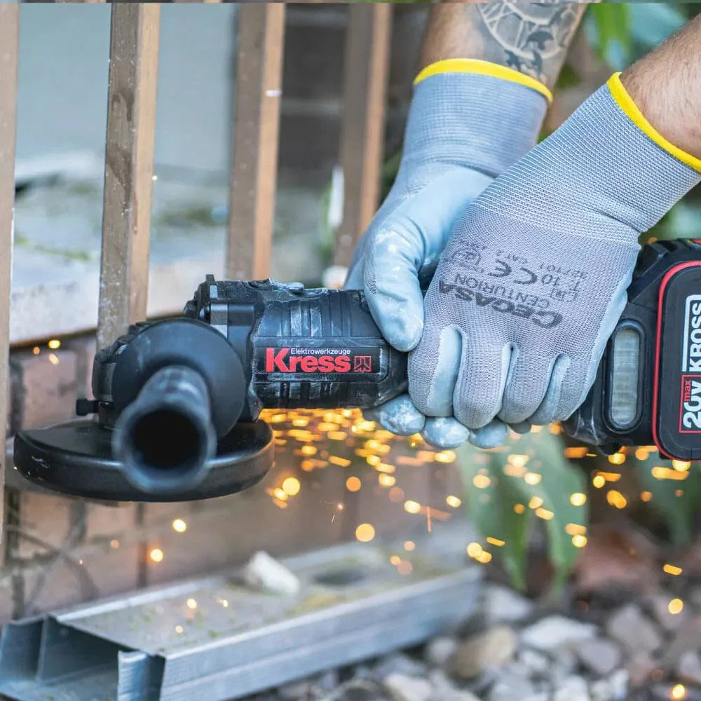 Kress KUH10.91 20Volt 125mm Kömürsüz Profesyonel Şarjlı Devir Ayarlı Avuç Taşlama (Akü Dahil Değildir) Kress KUH10.91 20Volt 125mm Kömürsüz Profesyonel Şarjlı Devir Ayarlı Avuç Taşlama (Akü Dahil Değildir)