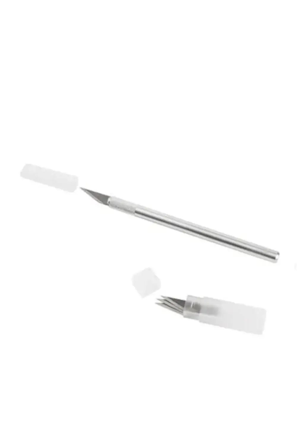 Kretuar Bıçağı Metal Saplı 3 Yedek Uç 8681223236258