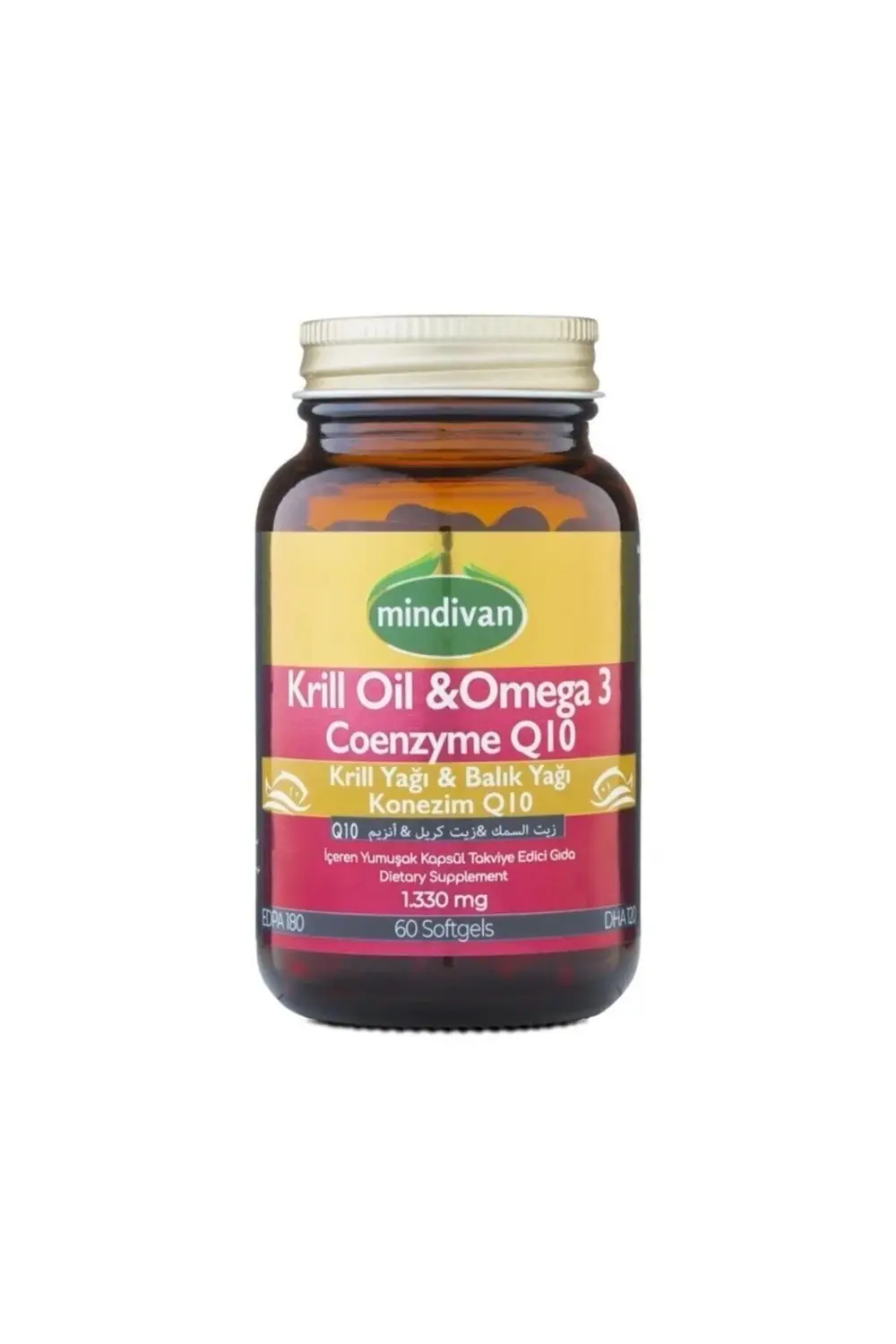 Krill Oil Omega 3 Koenzim Q10 Kapsül Krill Yağı Balık Yağı Q10 13