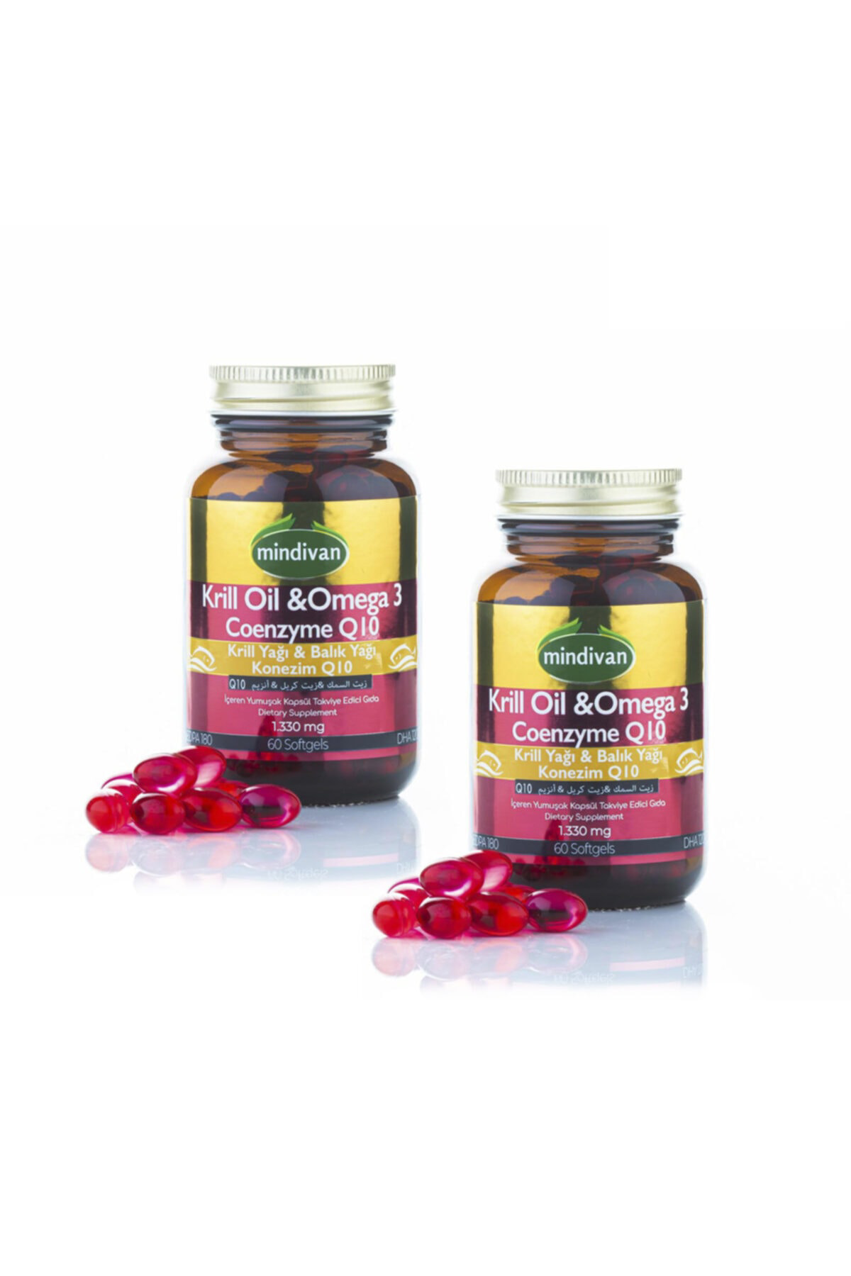 Krilloil - Omega 3 - Coenzyme Q10 X 2 Adet