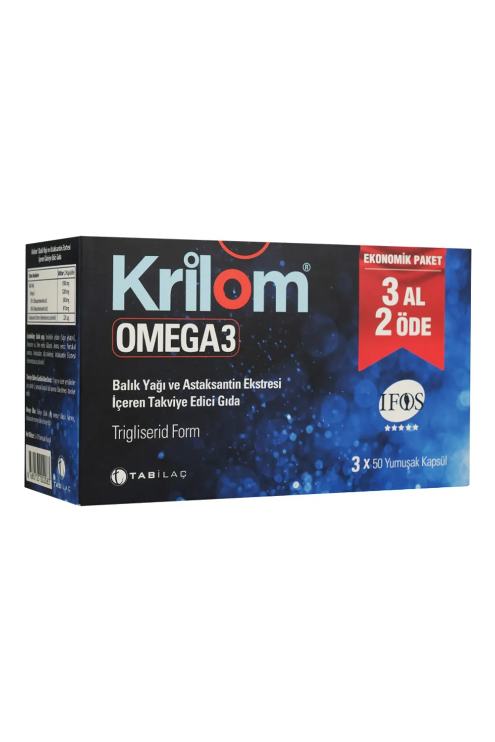 Krilom Omega 3 50 Yumuşak Kapsül 3 Al 2 Öde