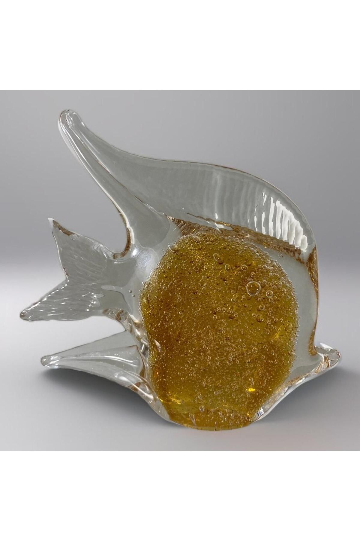 Elif Aksesuar Kristal Cam Küçük Balık Obje