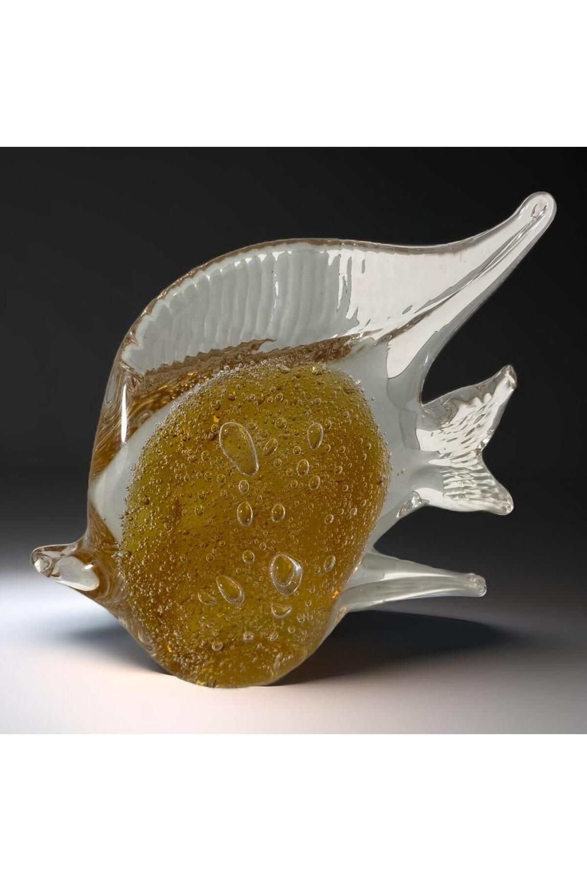 Elif Aksesuar Kristal Cam Küçük Balık Obje