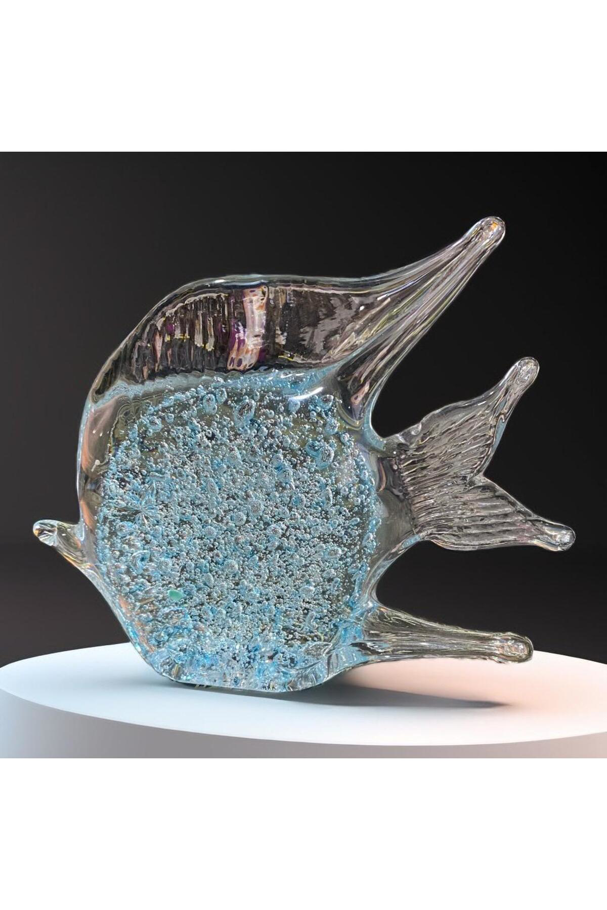 Elif Aksesuar Kristal Cam Küçük Balık Obje