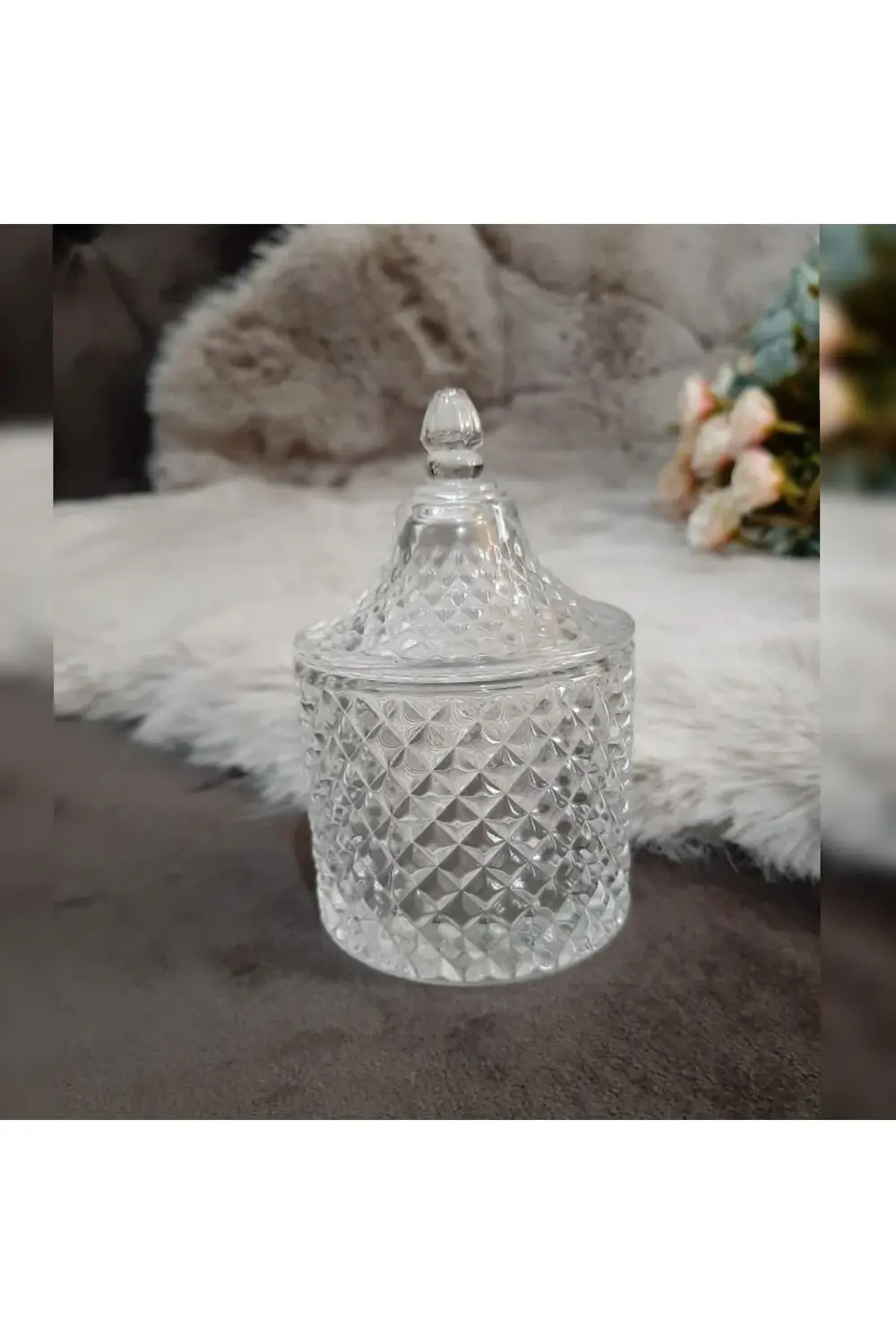 Kristal Cam Şekerlik,mini Lokumluk,kahve Yanı Çikolatalık