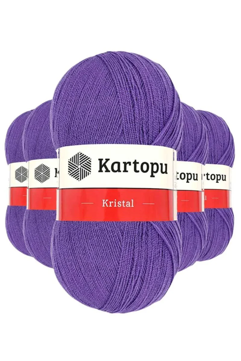 Kristal Çift Katlı El Örgü İpi Açık Mor K703 – 5'li Paket | İpeksi Doku & Uzun Ömür Fiyatı, Yorumları ve Özellikleri